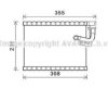 AVA QUALITY COOLING AIV326 Evaporator, air conditioning